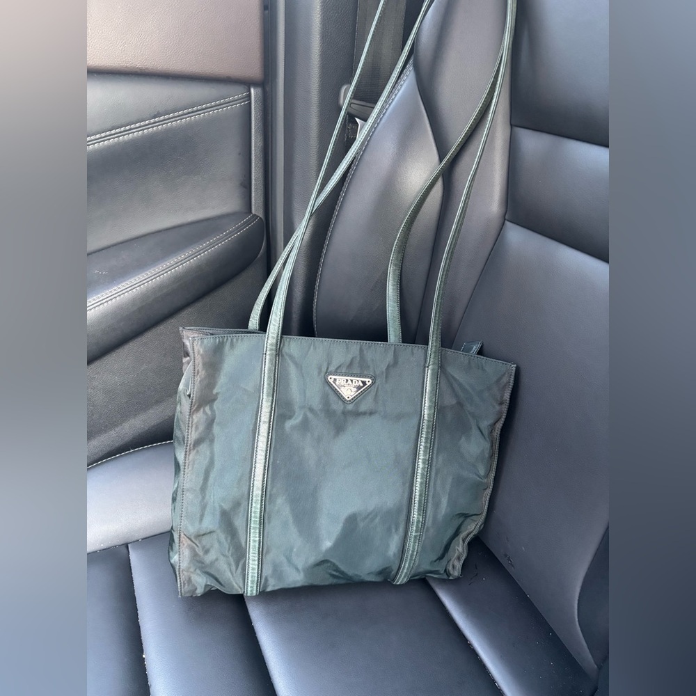 Prada Black Nylon Tote. Used